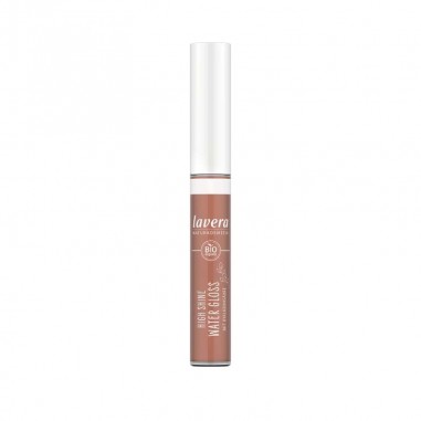 Brillo de labios intenso Water Gloss 01 Cocoa lavera en formato tubo con tapón blanco Brillo de labios intenso Water Gloss 01 Cocoa lavera en formato tubo con tapón blanco