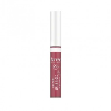 Brillo de labios intenso Water Gloss 02 Hot Cherry lavera en formato tubo con tapón blanco Brillo de labios intenso Water Gloss 02 Hot Cherry lavera en formato tubo con tapón blanco