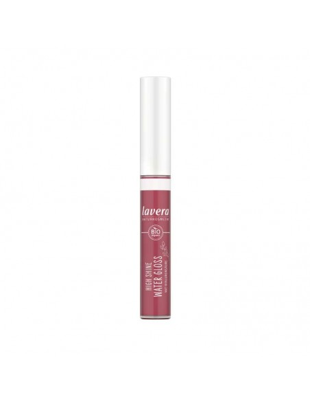 Brillo de labios intenso Water Gloss 02 Hot Cherry lavera en formato tubo con tapón blanco Brillo de labios intenso Water Gloss 02 Hot Cherry lavera en formato tubo con tapón blanco