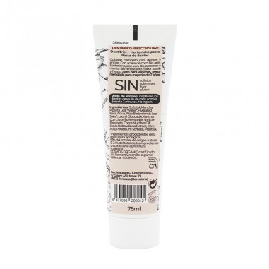 Pasta de dientes sin flúor aloe vera...