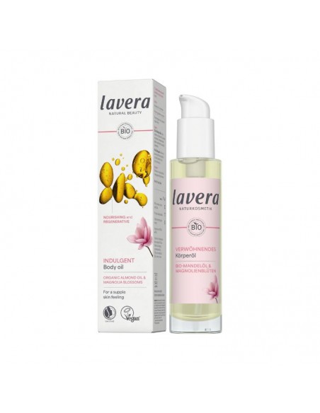 Lavera Aceite Regenerante: Restablece el Brillo Natural con Almendras y Magnolia Lavera Aceite Regenerante: Restablece el Brillo Natural con Almendras y Magnolia