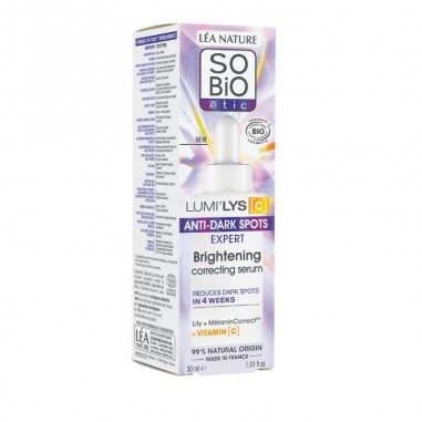 Sérum So’BiO Lum'lys [C]: Ilumina y Unifica tu Tono con Acción Antimanchas