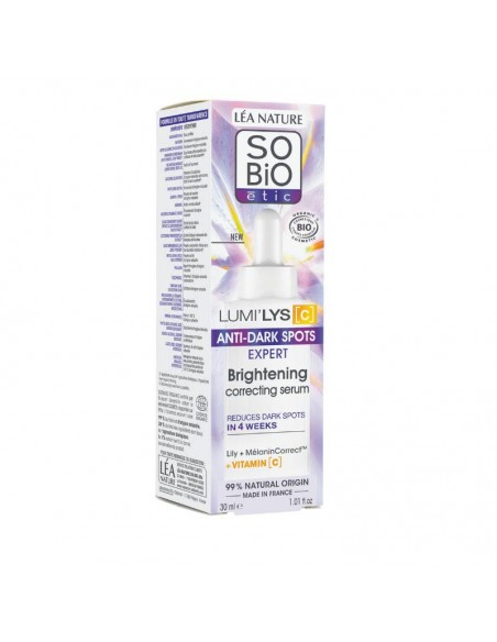 Sérum So’BiO Lum'lys [C]: Ilumina y Unifica tu Tono con Acción Antimanchas
