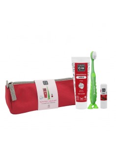 Estuche rojo higiene bucal...