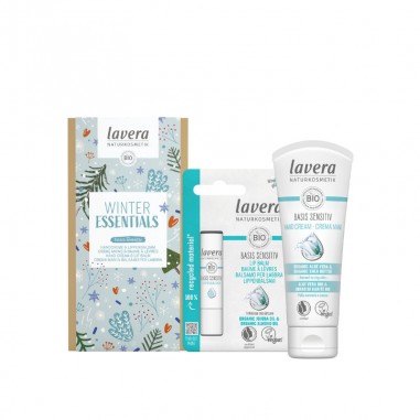 Caja regalo cuidado Winter essentials basis sensitiv lavera