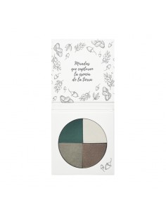 Sombra de Ojos 02 Verde Asturias de NaturaBIO Cosmetics: Color vibrante inspirado en la naturaleza con un cuidado excepcional.