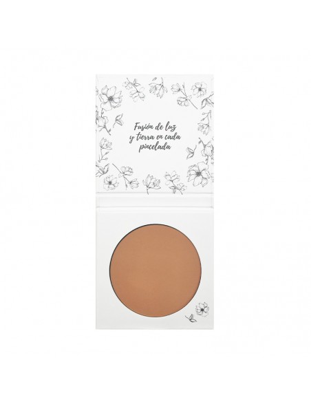 Maquillaje Compacto 02 Beige Alboraya de NaturaBIO Cosmetics: Ideal para piel media con acabado mate y natural.