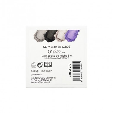 Sombra ojos 4 colores 01 Gótico...