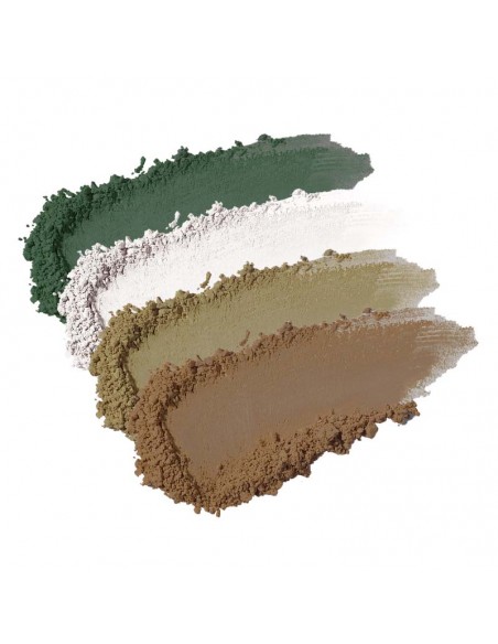 Sombra ojos 4 colores 02 verde Asturias NaturaBIO Cosmetics