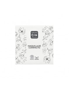 Maquillaje Compacto 03 Terracota La Bisbal de NaturaBIO Cosmetics: Realza la piel oscura con un acabado mate y natural. 2