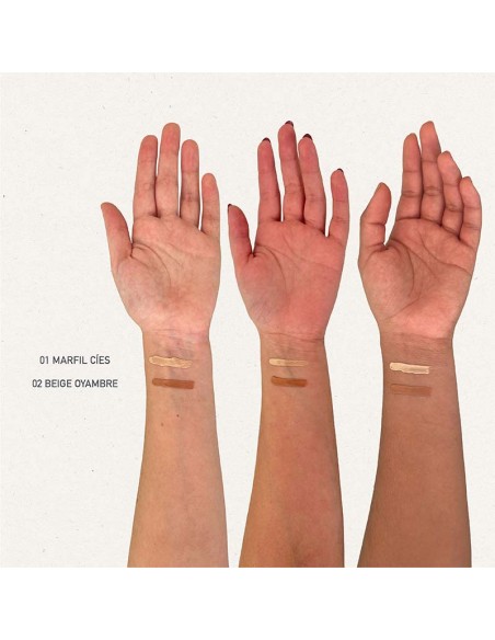 Corrector líquido 02 beige Oyambre NaturaBIO Cosmetics