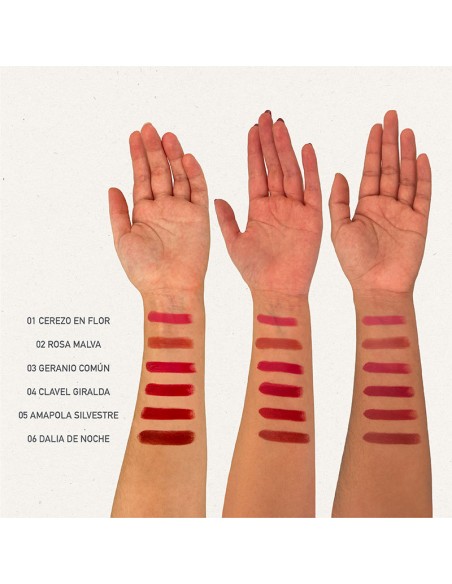 Pintalabios 02 rosa malva NaturaBIO Cosmetics