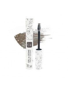 Gel de Cejas 02 Marrón Alhambra de NaturaBIO Cosmetics: Color y fijación natural para unas cejas perfectas.