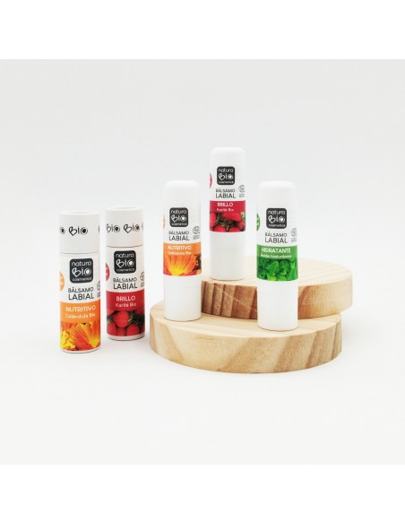 Bálsamo labial nutritivo vainilla caléndula NaturaBIO Cosmetics