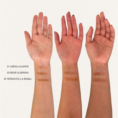 Maquillaje polvo compacto 02 beige...