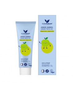 Cuidar los dientes de los niños es fácil con la Pasta de Dientes Junior Manzana Verde con Flúor de Cosnature
