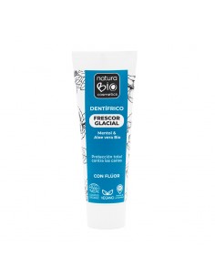 Pasta de dientes con flúor menta mentol Frescor Glacial NaturaBIO Cosmetics