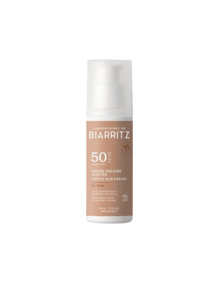 Protección solar facial color Beige SPF 50 Laboratoires de Biarritz