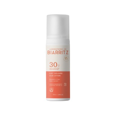 Leche Solar Cara & Cuerpo Spf30, con principios activos naturales que protegen la piel seca o sensible.