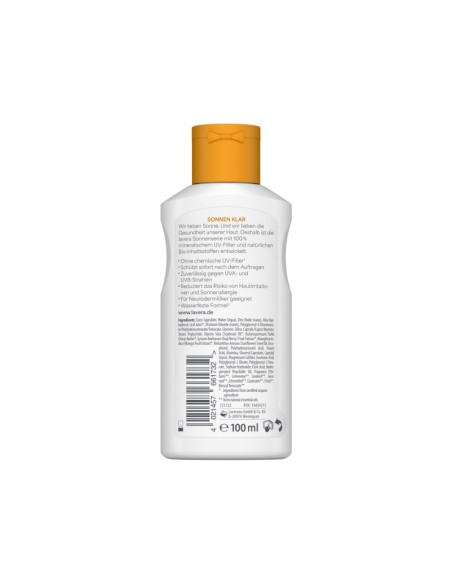 Loción solar Sensitive SPF 30 lavera - Cuidado solar Bio con filtros minerales Loción solar Sensitive SPF 30 lavera - Cuidado solar Bio con filtros minerales