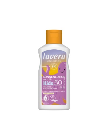Loció solar Sensitiv Nens SPF 50 lavera