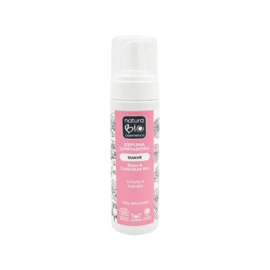 Espuma limpiadora Suave rosa & caléndula NaturaBIO Cosmetics