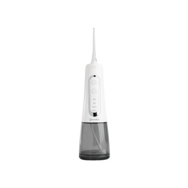 Irrigador dental portátil Nordics EA139W, elimina placa y cuida las encías con tecnología de presión de agua avanzada.