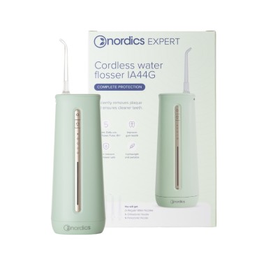 Irrigador bucal Nordics IA44G gris, limpieza interdental avanzada