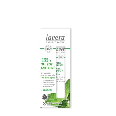 Gel SOS antiacné ácido salicílico & menta BIO lavera