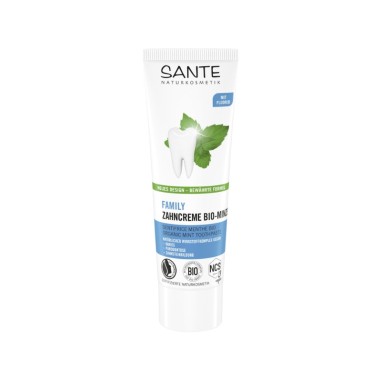 Pasta de dientes con flúor Family Menta Bio Sante