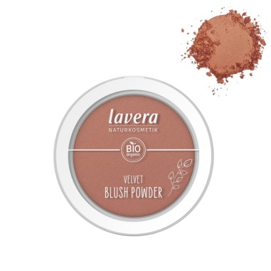 Colorete polvo Velvet 03 terracota nude lavera