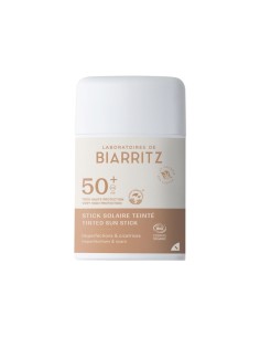 Stick Solar Color Spf50+  Biarritz, protección solar muy alta que oculta imperfecciones como cicatrices, marcas de acné, etc.