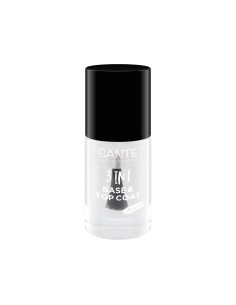 Sante Base & Top Coat 3 en 1 para uñas. NaturaBIO Cosmetics