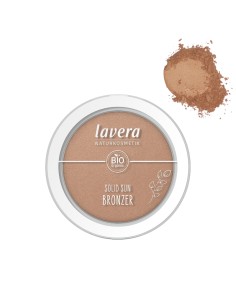 Maquillaje compacto bronceador 01 soleil kiss lavera