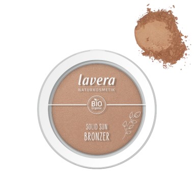 Maquillaje compacto bronceador 01 soleil kiss lavera