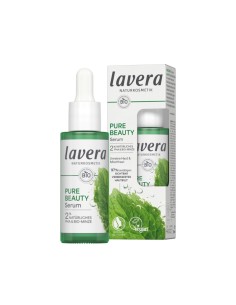 Serum facial Pure Beauty Lavera anti-imperfecciones con menta bio