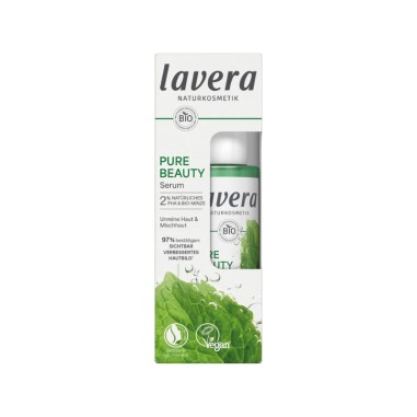 Serum facial matificante Pure Beauty Lavera efecto fresco Serum facial matificante Pure Beauty Lavera efecto fresco
