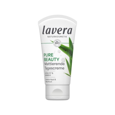 Lavera Pure Beauty crema facial matificante de día para piel mixta