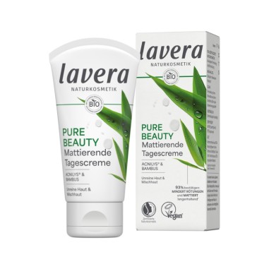 Crema día matificante equilibrante Pure Beauty Lavera