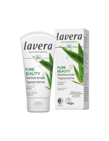 Crema día matificante equilibrante Pure Beauty Lavera