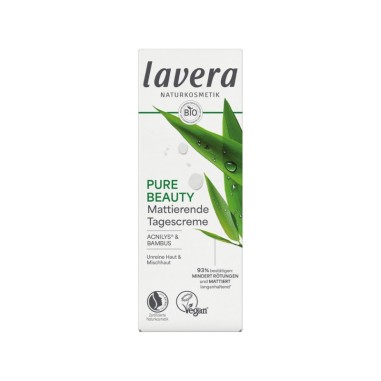 Crema día ligera matificante Lavera Pure Beauty