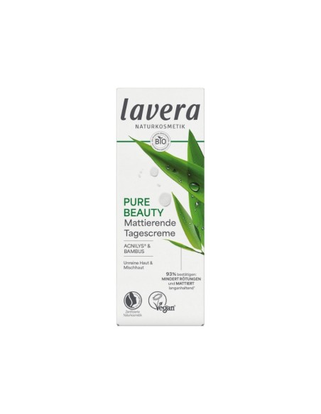 Crema día ligera matificante Lavera Pure Beauty