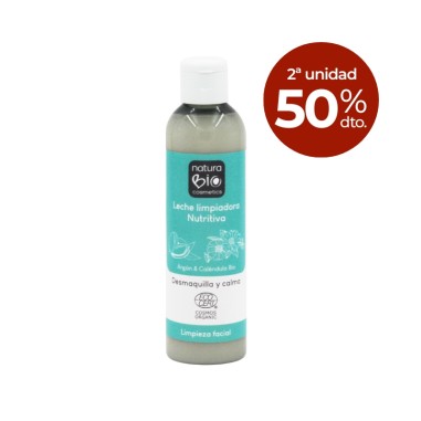 Leche limpiadora nutritiva argan y caléndula & argan Bio NaturaBIO Cosmetics