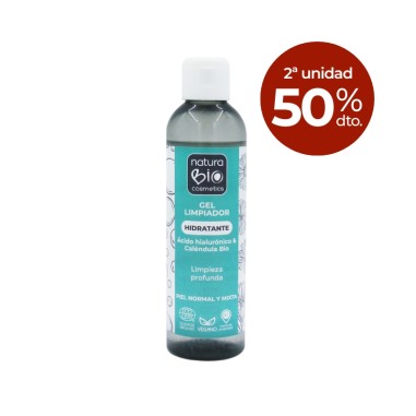 Gel limpiador hidratante NaturaBIO Cosmetics