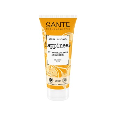 Gel de ducha Happiness naranja Sante
