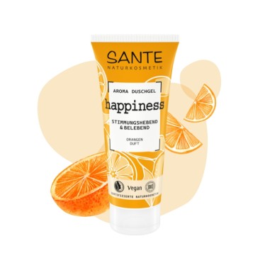 Gel de dutxa happiness taronja Sante