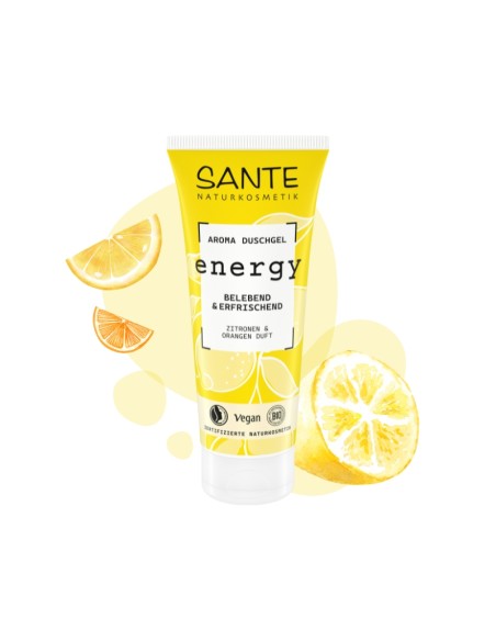 Gel de ducha Energy limón y naranja Sante