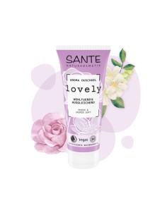 Gel de ducha Lovely rosas y jazmín Santé
