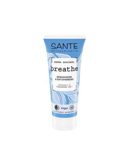 Gel de dutxa breathe pàtxuli & tonka Sante