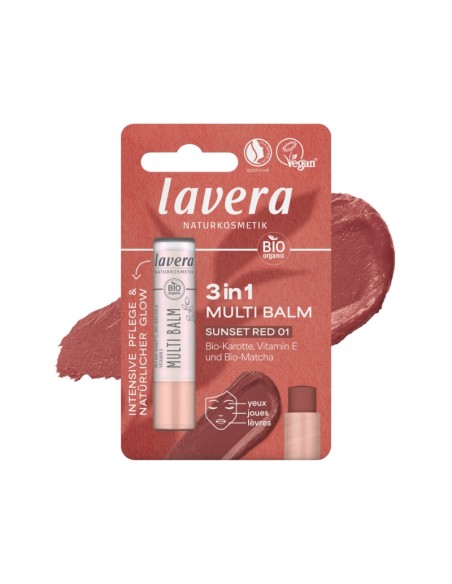 Bàlsam multiús blister 01 sunset red lavera
